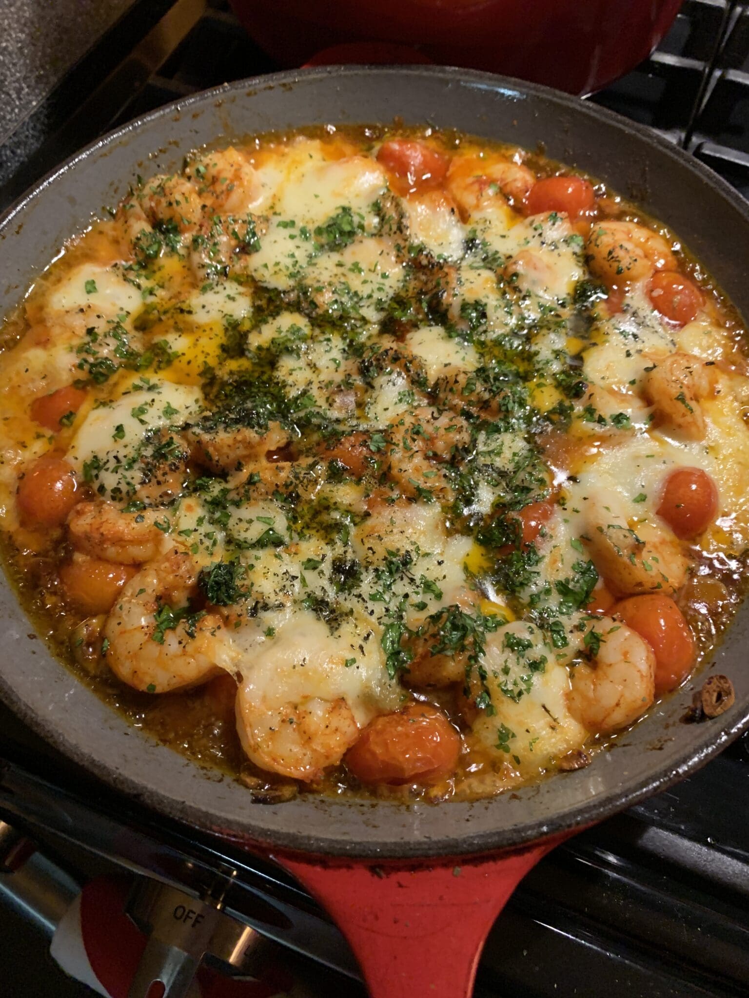 Creole-style Shrimp with Melting Mozzarella - Chef Anthony Salemme ...