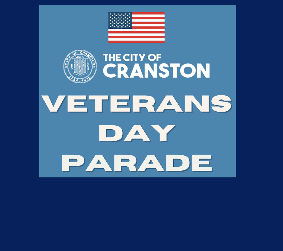 Veterans day parade in cranston.