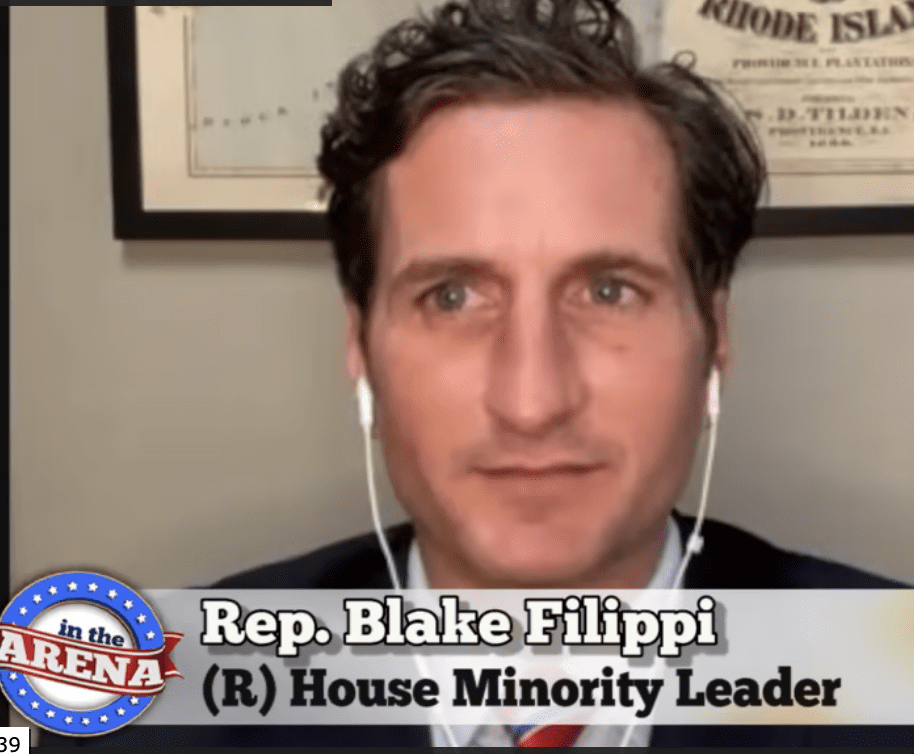 Rep blake flippi - house minority leader.