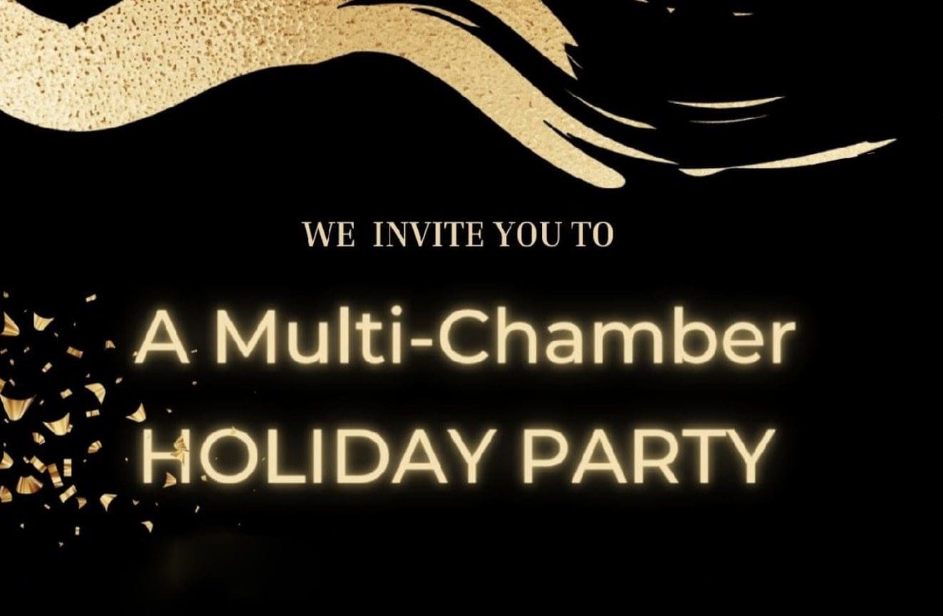 A multi-chamber holiday party.