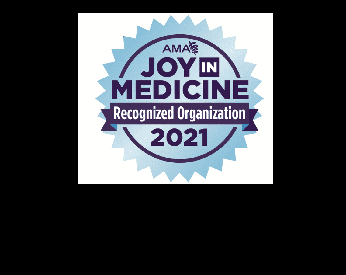 Joy in medicine recognized organization 2021.