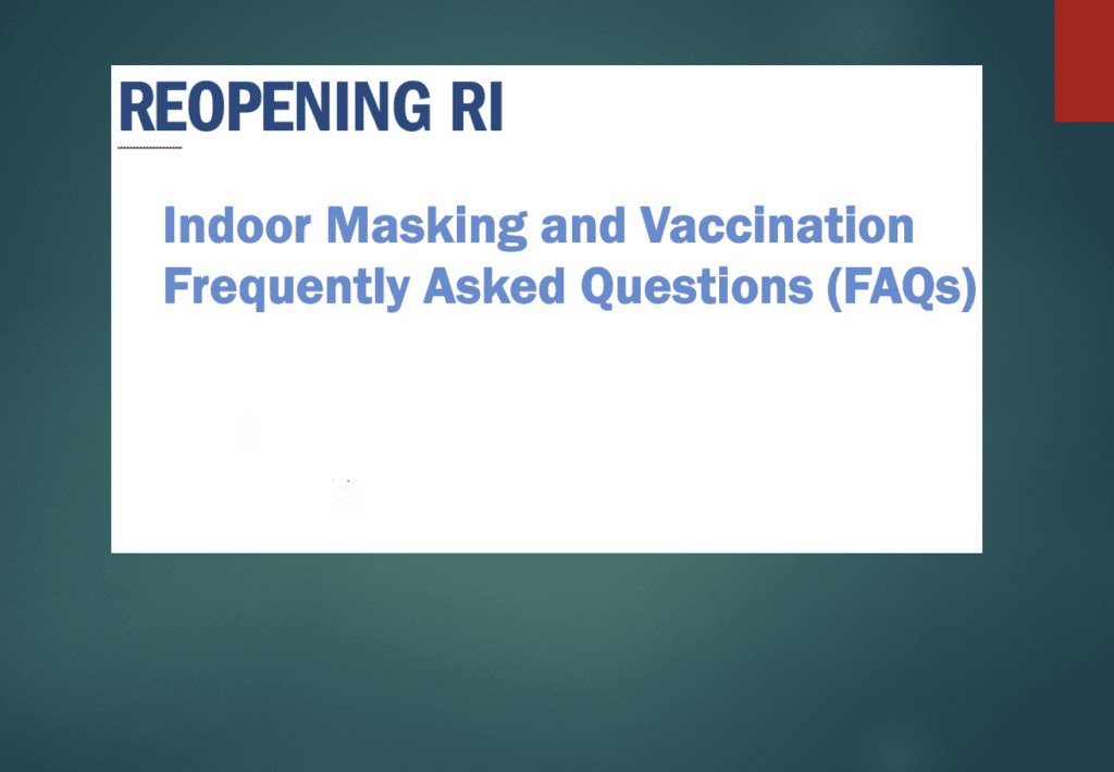 Indoor masking and vaccination frequently asked questions faq.