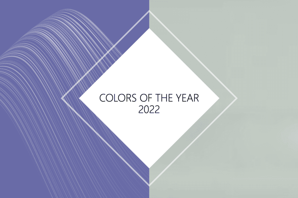 Colors of the year 2021.