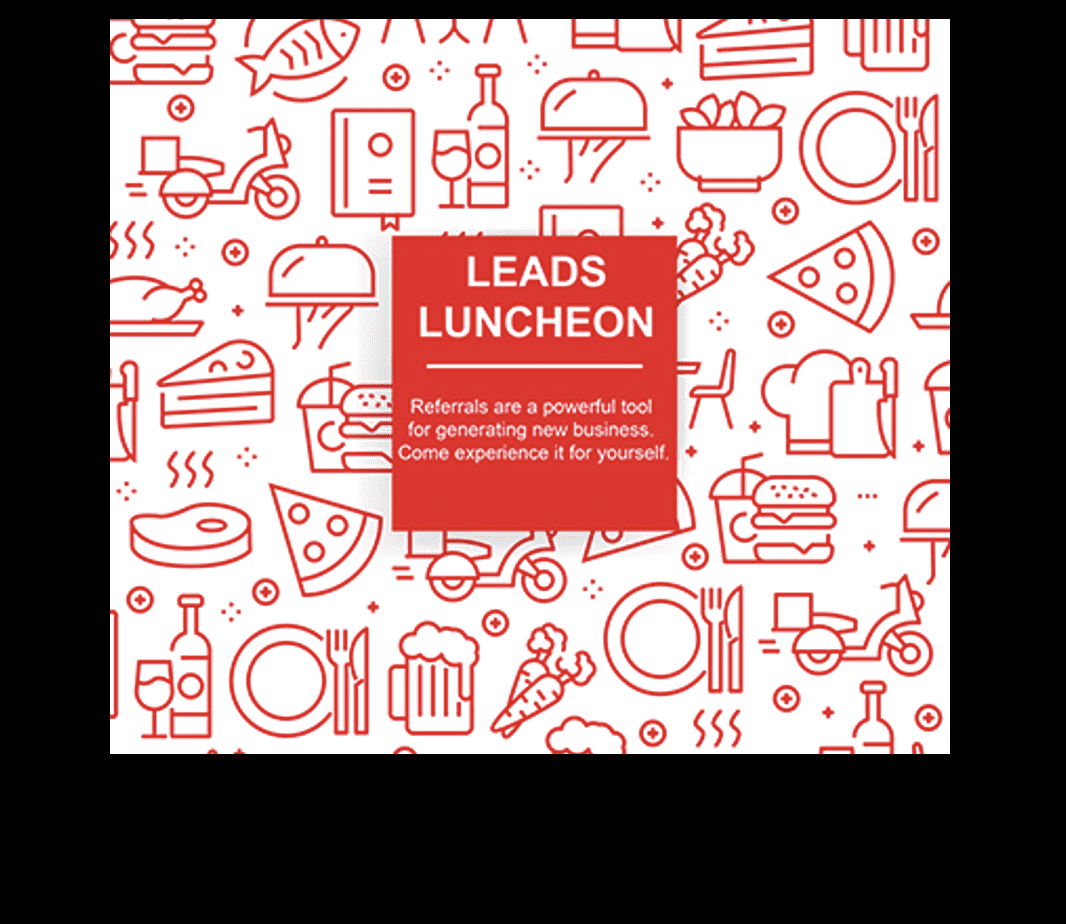 The cover of the leads luncheon book.