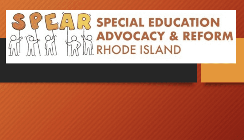 Spear special education advocacy and reform rhode island.
