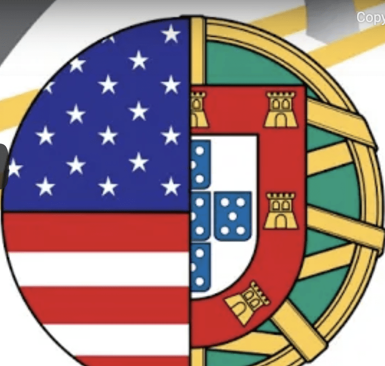 The logo of portugal and the united states.