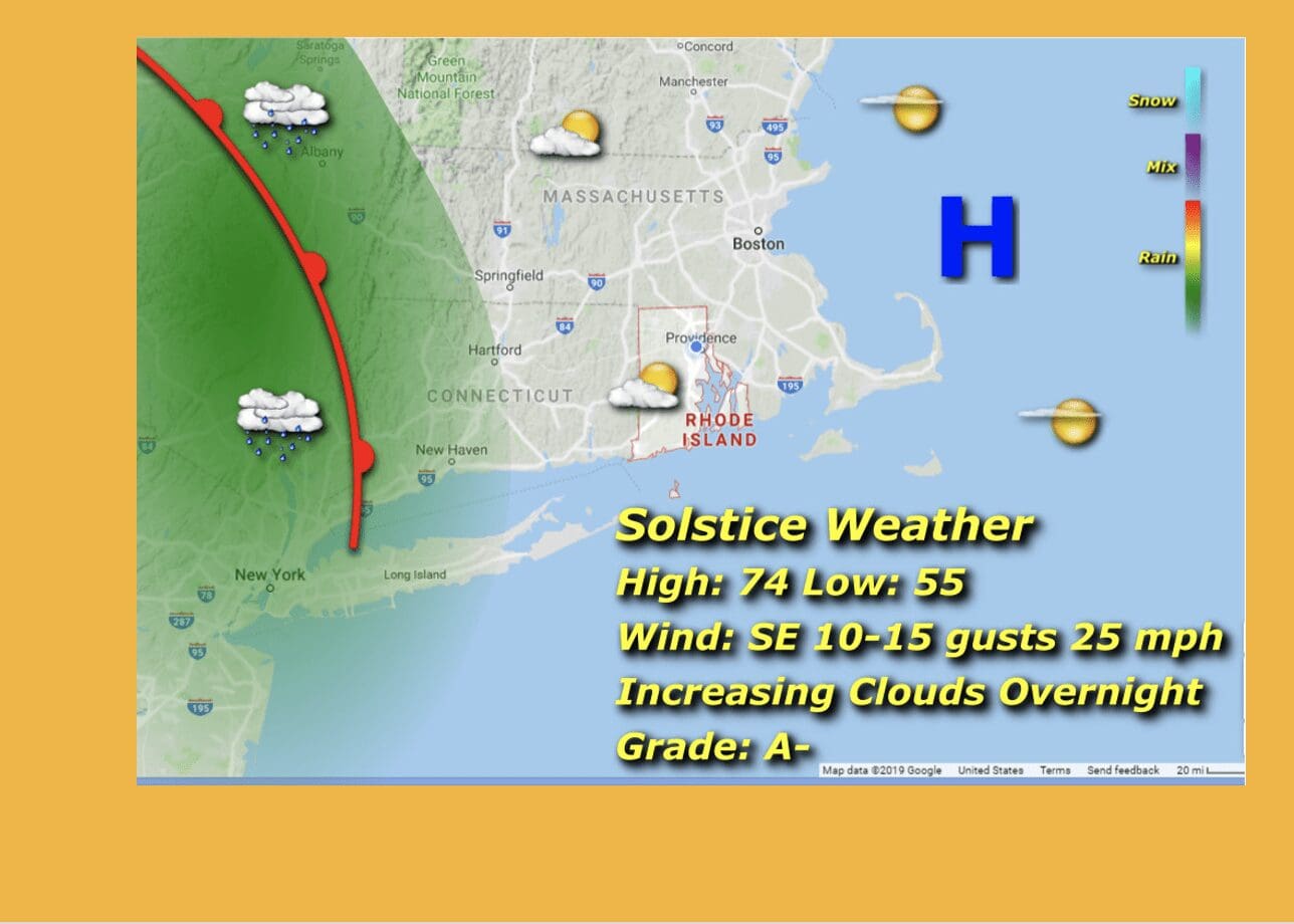 A screenshot of a weather map.