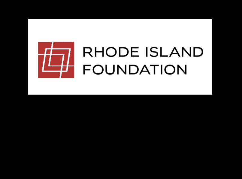 Rhode Island Foundation logo promoting housing in Rhode Island.