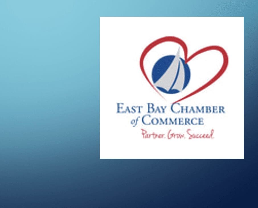 East Bay Chamber of Commerce logo showcasing Rhode Island networking.
