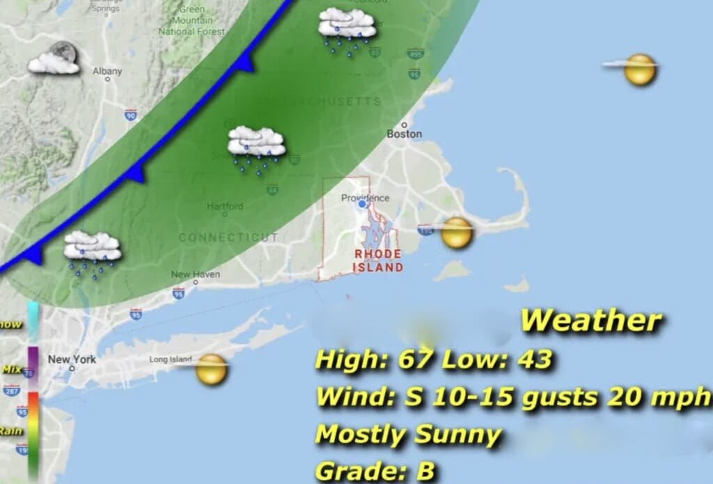 RI Weather map.