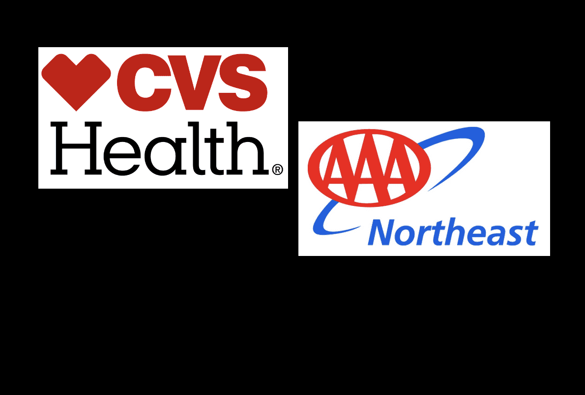 Cvs health and northeast logos for healthiest employerss.