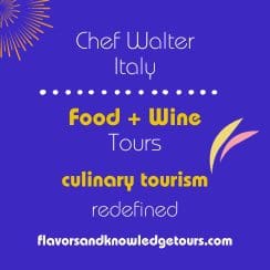 Chef walter italy food wine tours culinary tourism.