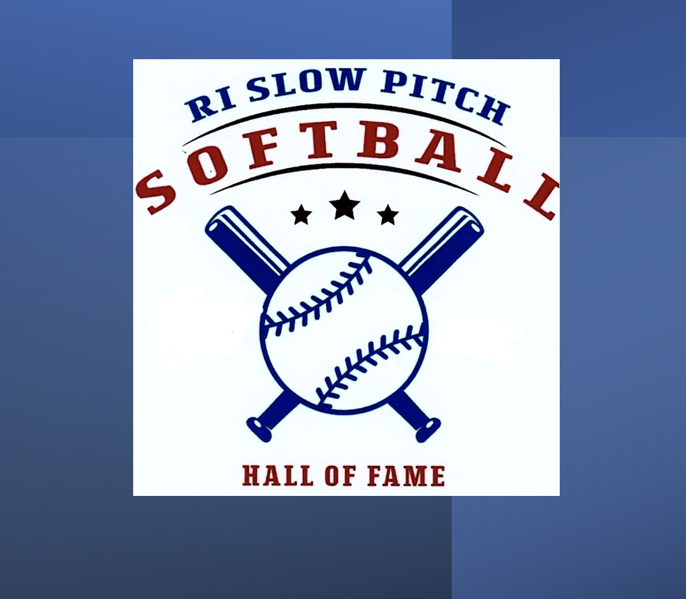 The Ri slowpitch softball hall of fame logo.