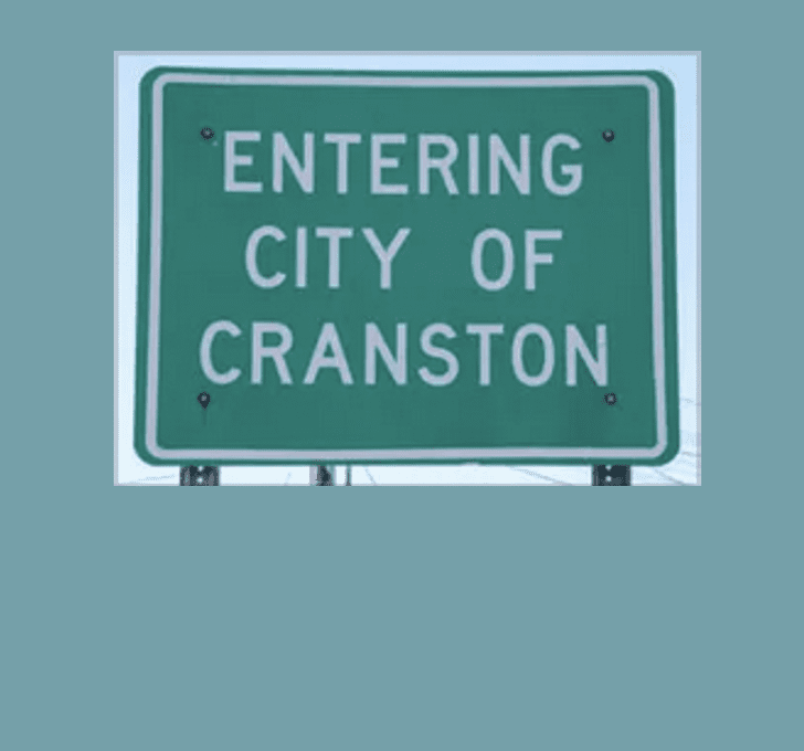Entering Cranston Complete Streets