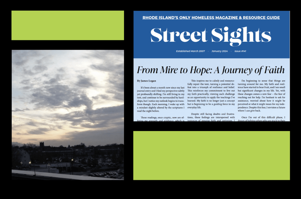Street sights - from me to you - a journey of faith and homelessness.