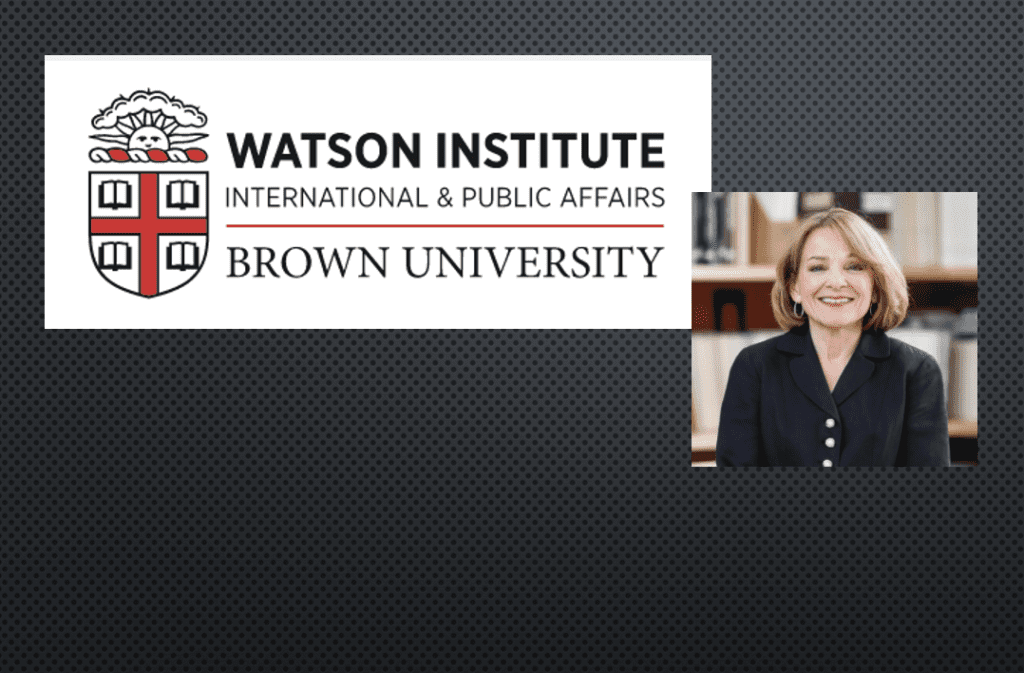 Brown University's Watson Institute for Public Affairs.