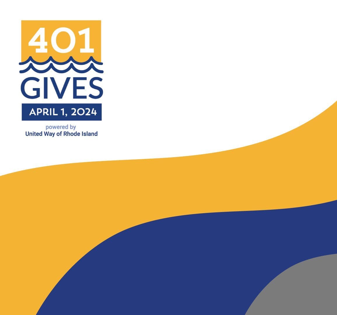 401 gives the United Way logo with a yellow and blue background.
