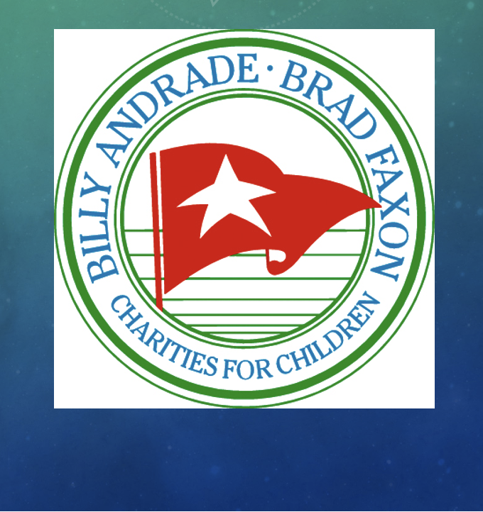 A logo of billy andrade and brad faxon charities for children.