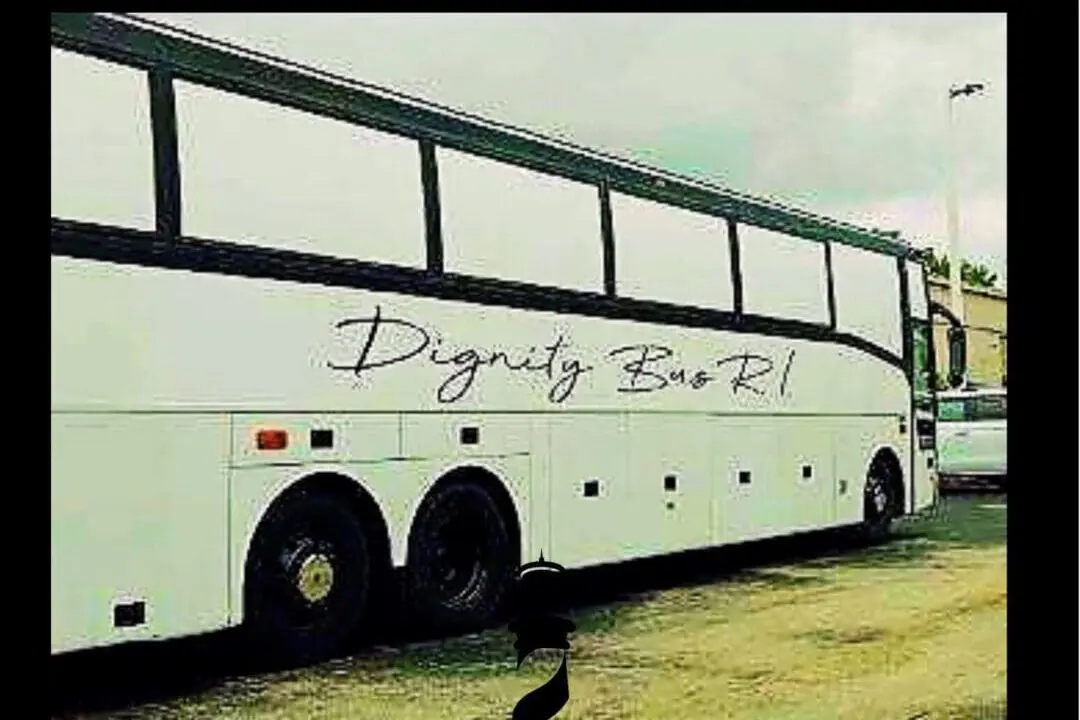 The dignity bus ri flyer.