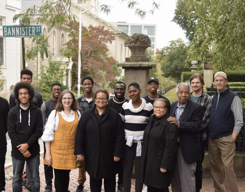 Edward Bannister walking tour with Stages of Freedom and Ray Rickman