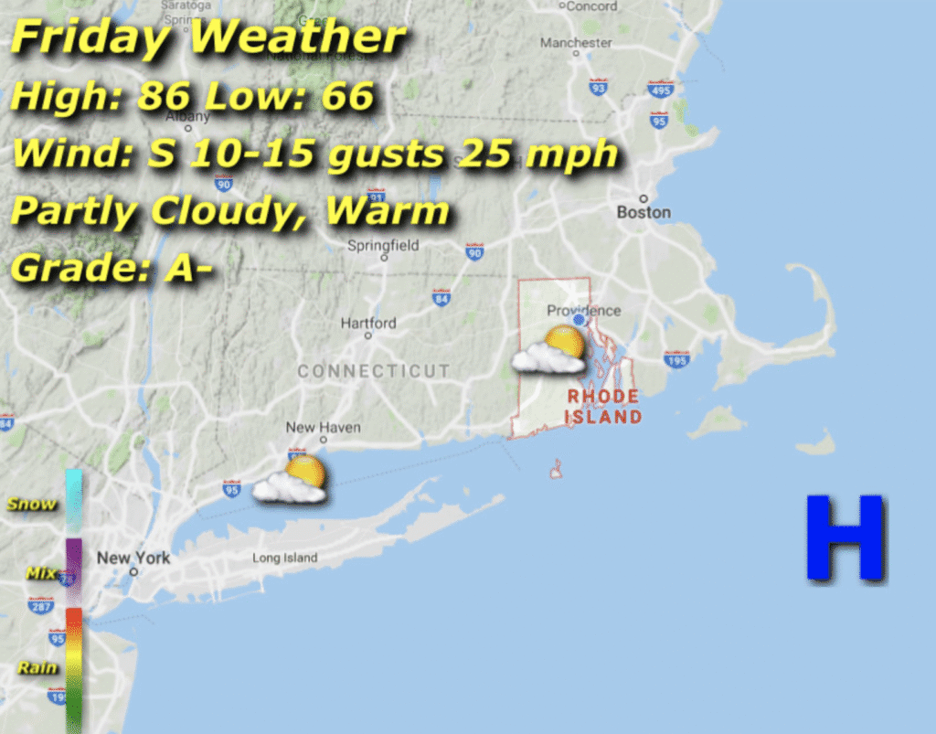 RI Weather for July 11, 2025