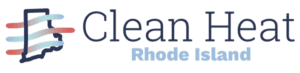 Logo with text "clean Rhode" in blue and gray colors.