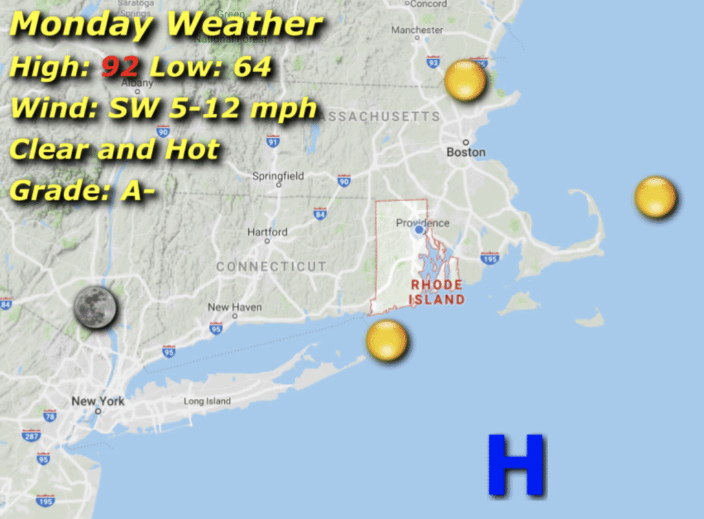 weather map for aug. 11, 2025