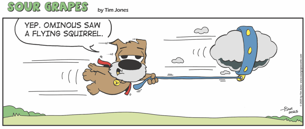 A determined dog runs fast, chasing after a squirrel.