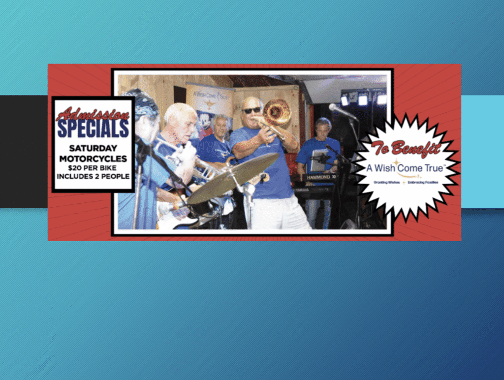 Band playing live music at a community event.