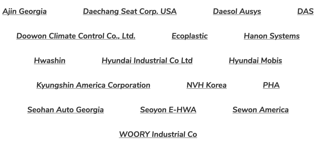 Logos of various industrial and corporate companies arranged in a collage.