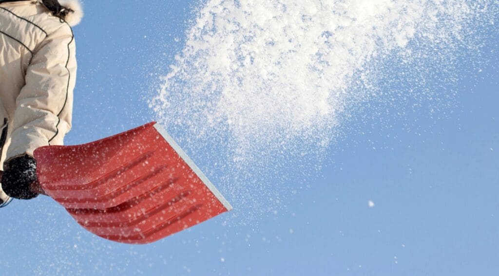 snow shoveling