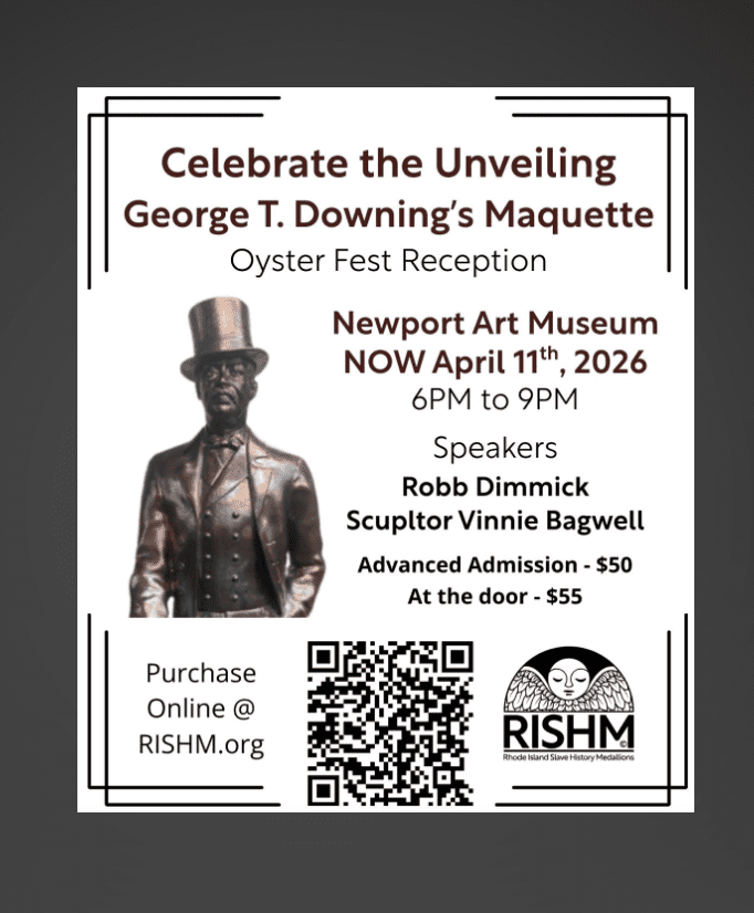 RI Slave History Medallions’ George T. Downing’s Maquette Unveiling Oyster Fest Reception