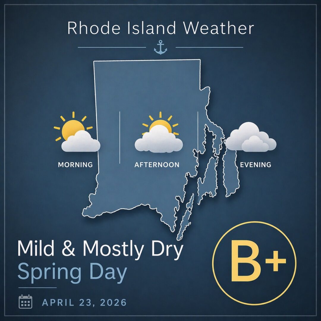 weather for 4-23 for RI