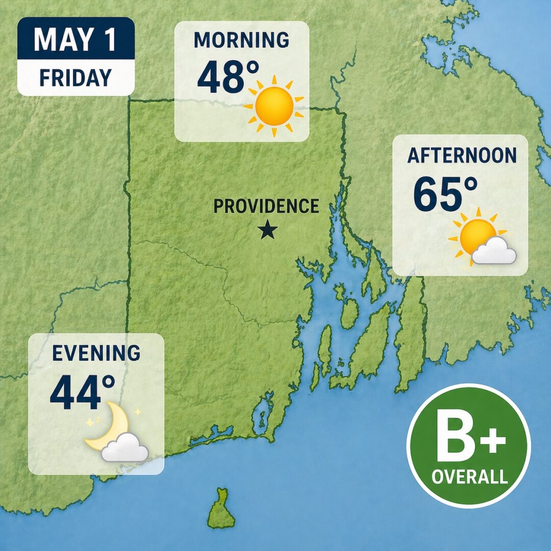 may 1 2026 weather for ri