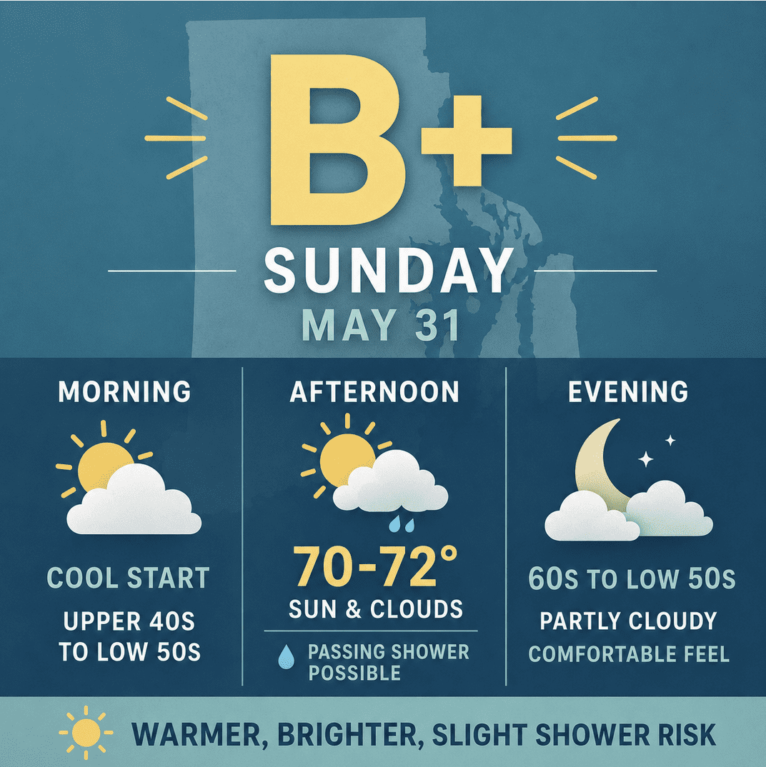 weather forecast for 5-31-2026