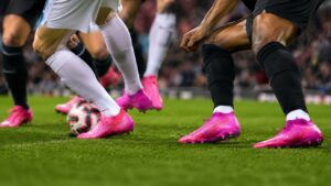 pink sneakers