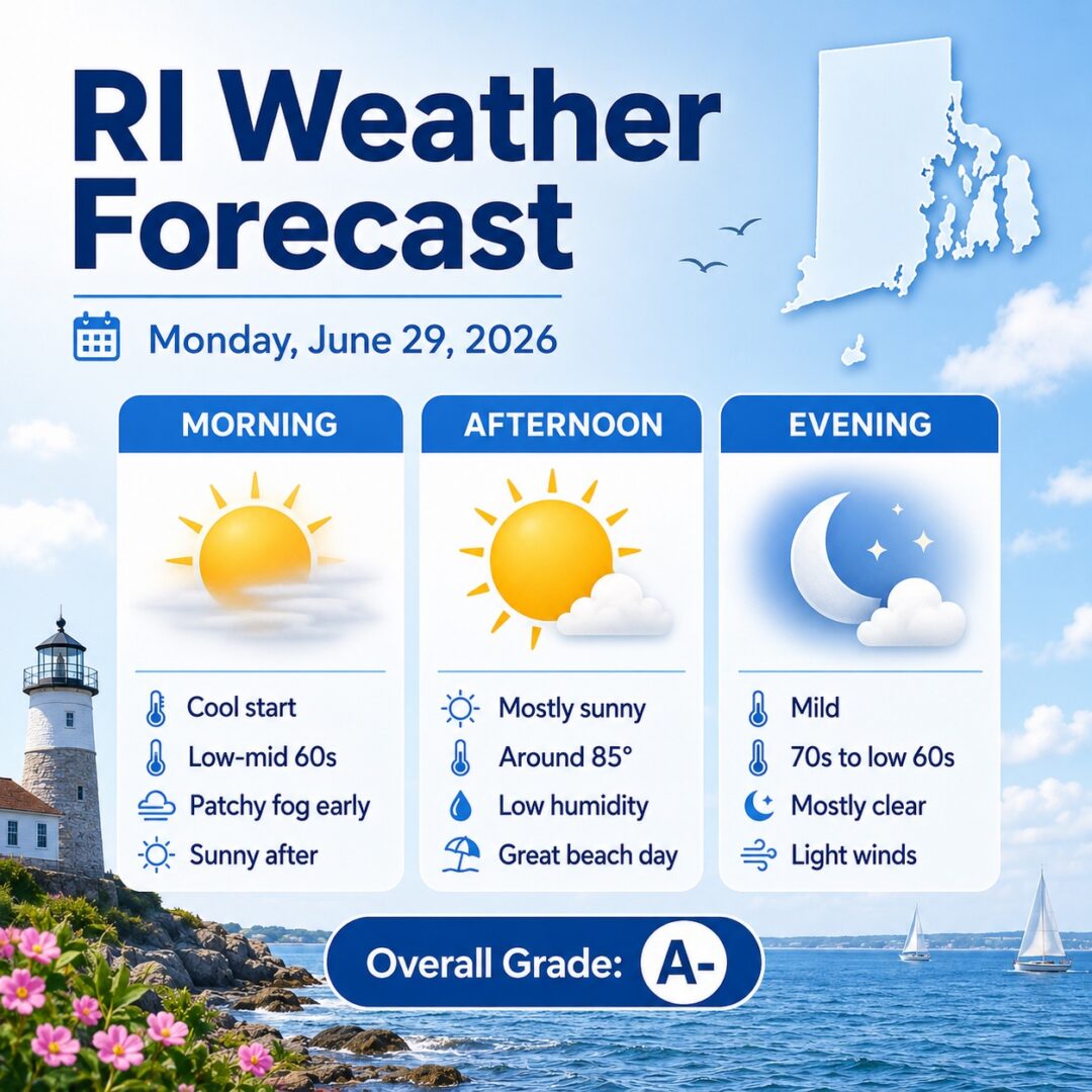 ri weather for june 29, 2026