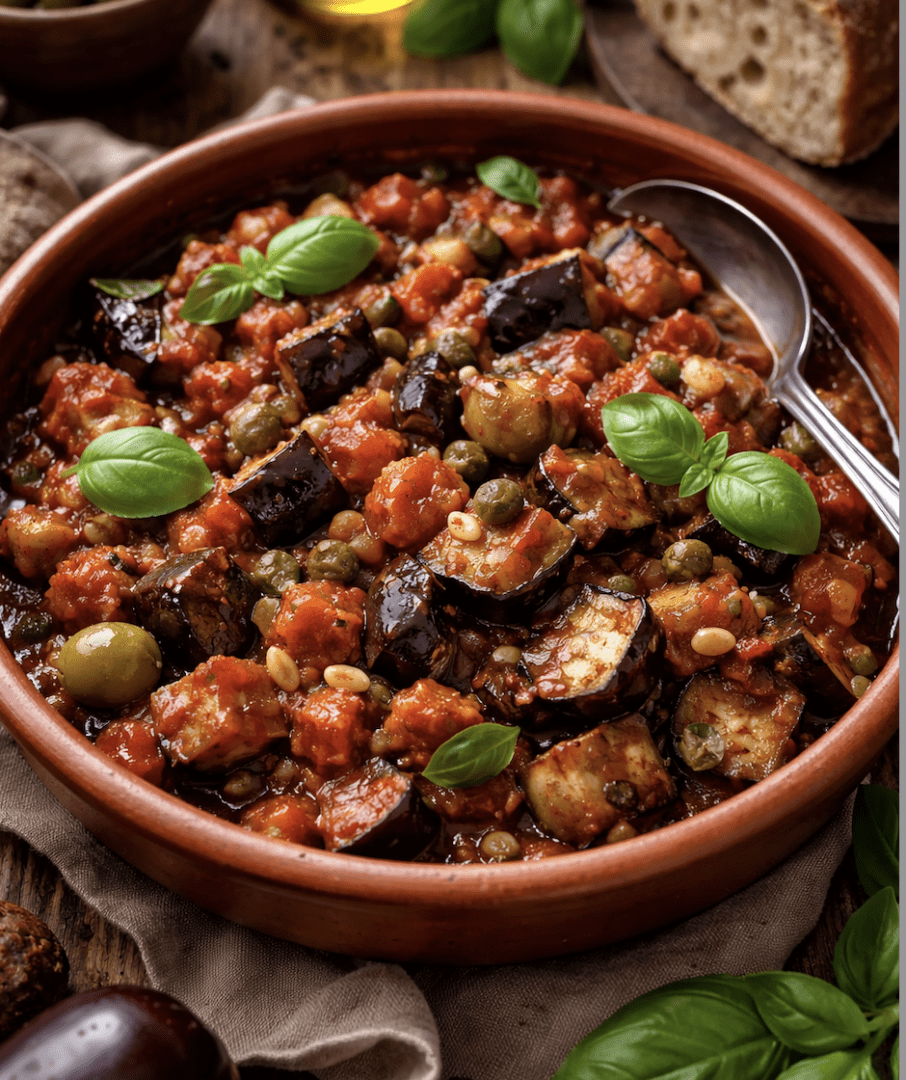 picture of eggplant in sicily by chef walter potenza