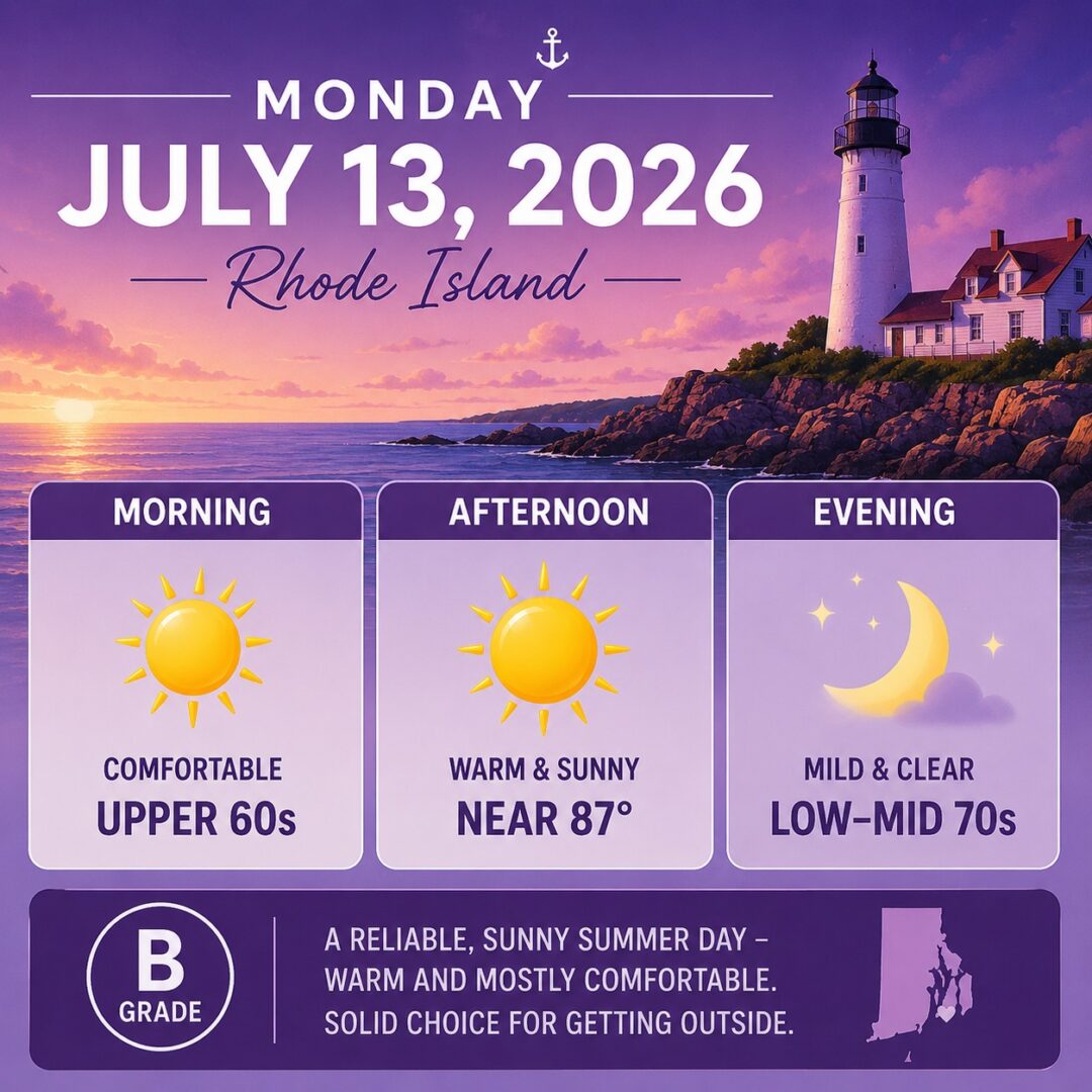 weather graphic for 7-13-2026