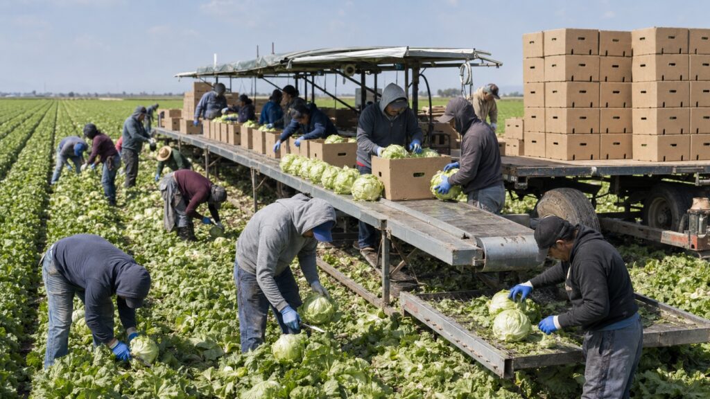 lettuce pickers