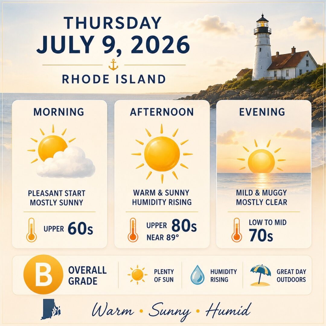 RI Weather for July 9 2026
