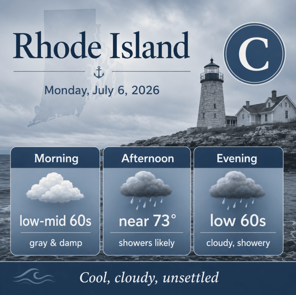 ri weather for july 6