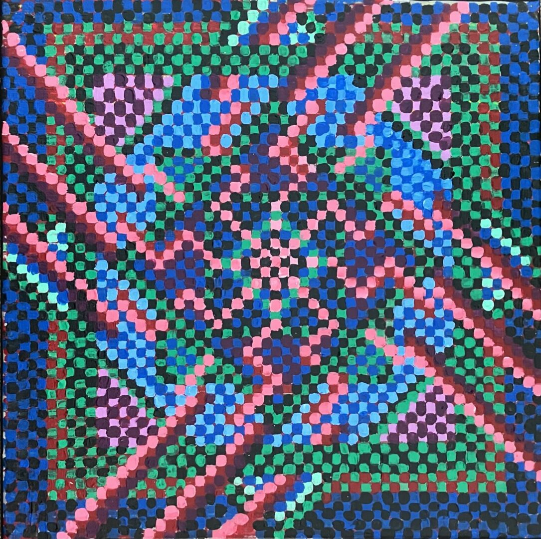 Corey Windham grid painting