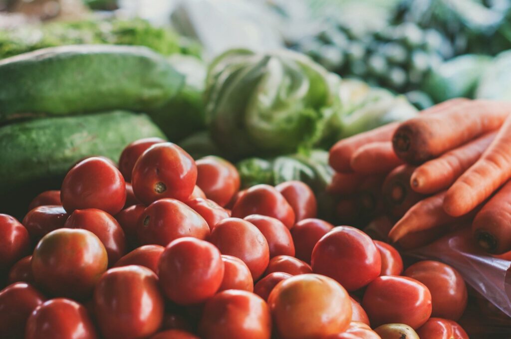 Local farm ingredients prepared for FeedRI’s Field to Fork tasting event.
