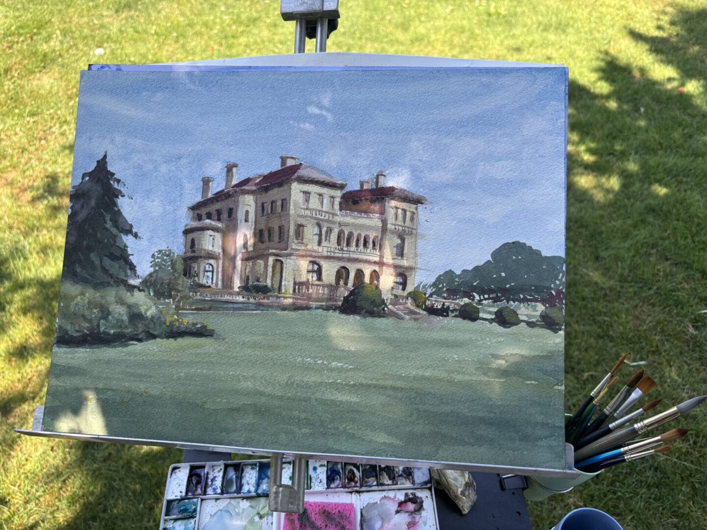 Plein Air Painting at The Breakers_IMG_4045