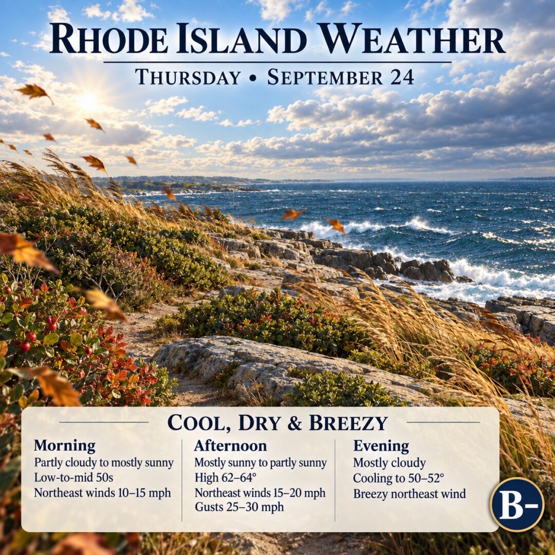 RI Weather for Sept. 24, 2026