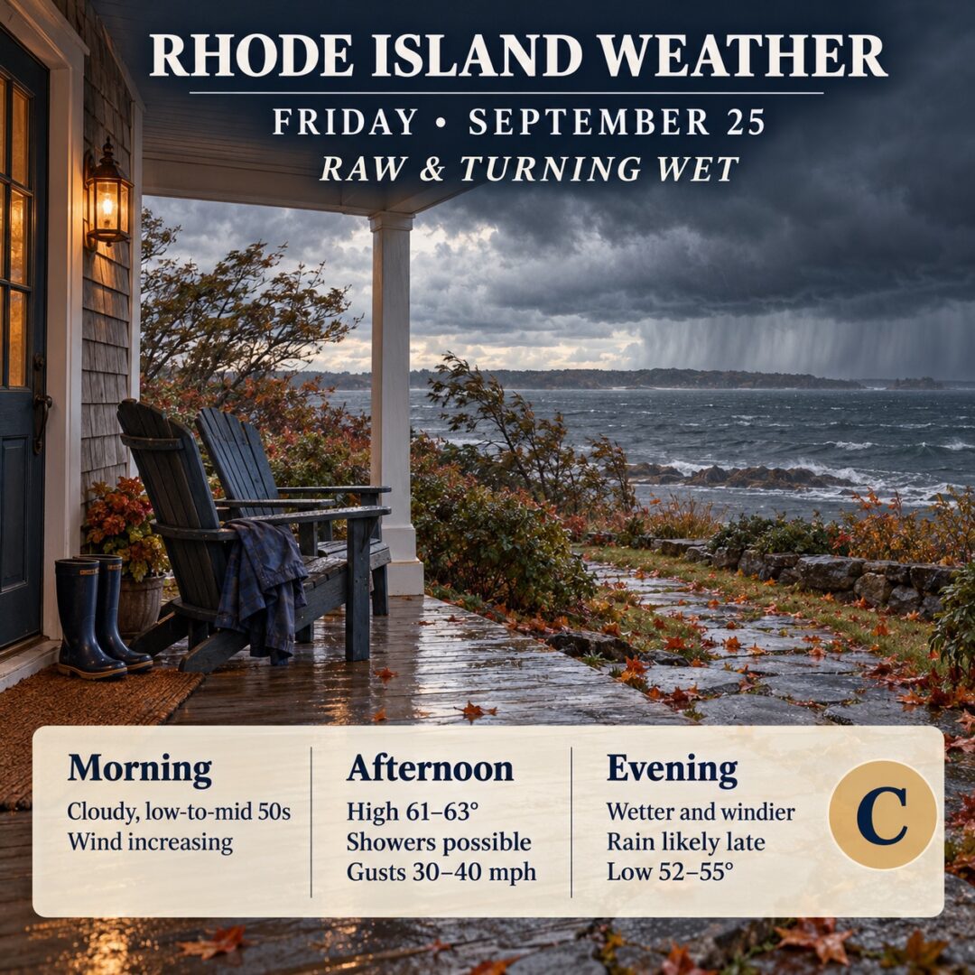RI Weather for Sept. 25, 2026