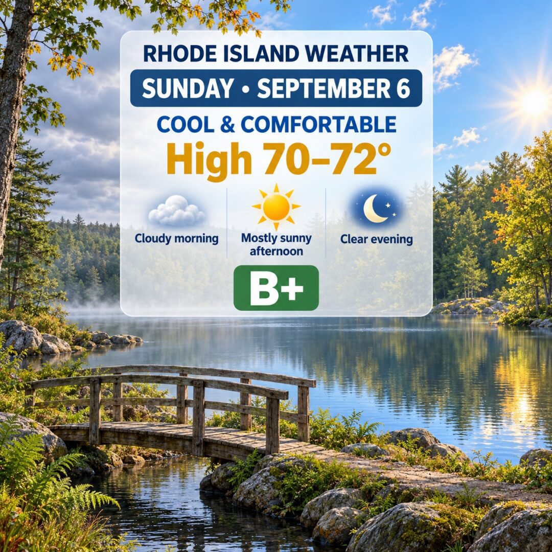RI Weather for Sept 6, 2026