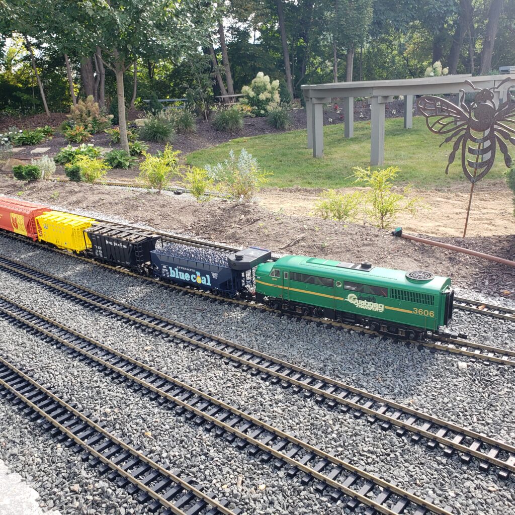 Amherst Railway Society train