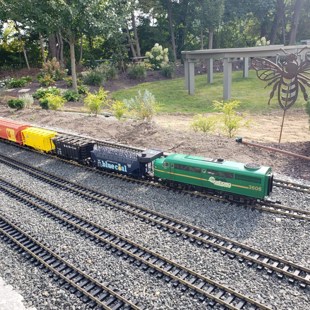 Amherst Railway Society train
